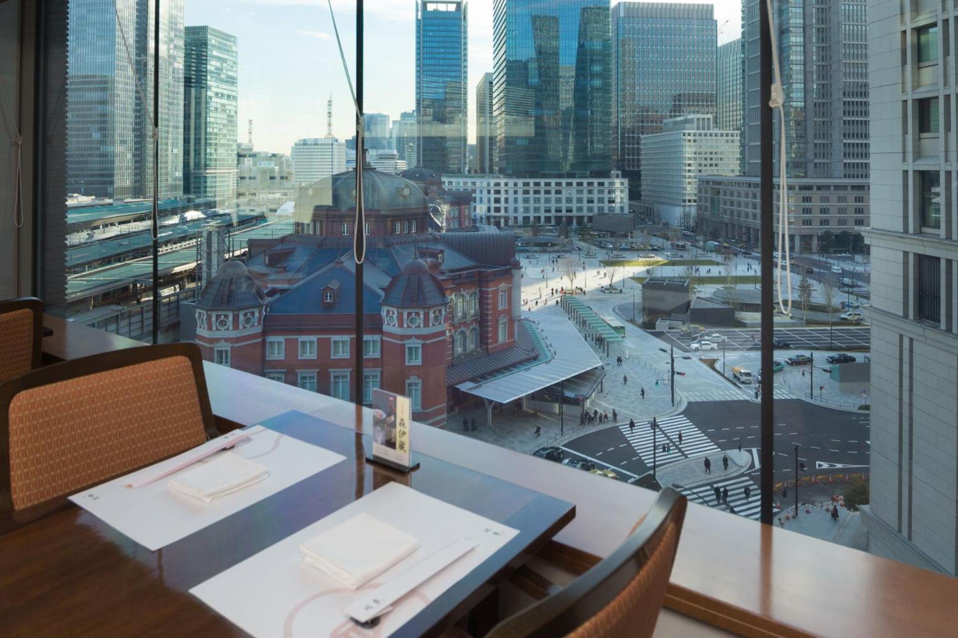 Marunouchi Hotel Prefektura Tokio Exteriér fotografie View from the restaurant